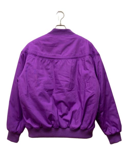 DERBY OF SAN FRANCISCO（ダービーオブサンフランシスコ）DERBY OF SAN FRANCISCO (ダービーオブサンフランシスコ) 裏金 ダービージャケット パープル×ゴールド サイズ:Lの古着・服飾アイテム