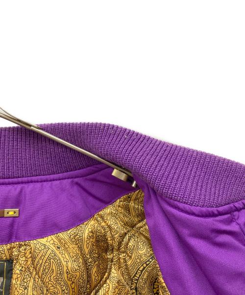 DERBY OF SAN FRANCISCO（ダービーオブサンフランシスコ）DERBY OF SAN FRANCISCO (ダービーオブサンフランシスコ) 裏金 ダービージャケット パープル×ゴールド サイズ:Lの古着・服飾アイテム