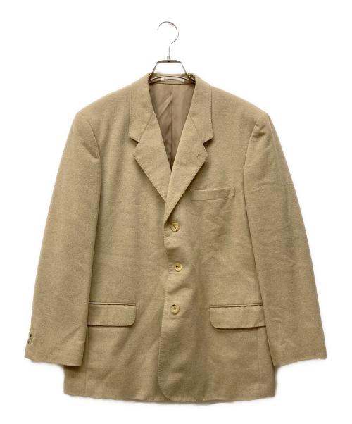 PAPAS（パパス）PAPAS (パパス) アンゴラ混3Bジャケット ベージュ サイズ:SIZE 48の古着・服飾アイテム