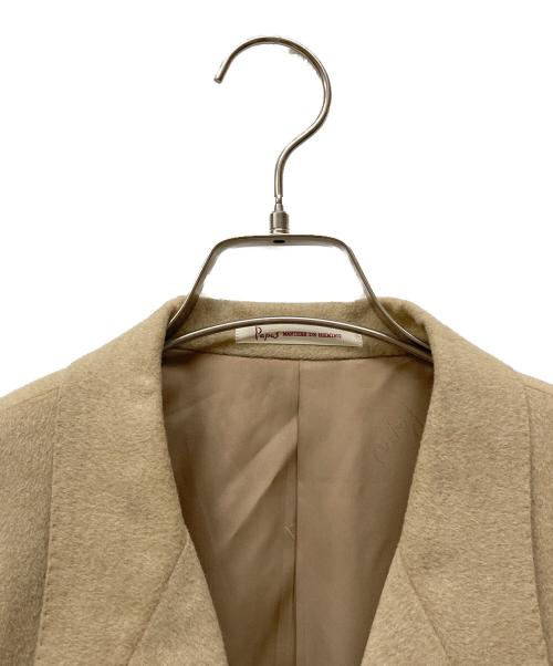 PAPAS（パパス）PAPAS (パパス) アンゴラ混3Bジャケット ベージュ サイズ:SIZE 48の古着・服飾アイテム