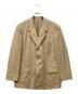 PAPAS（パパス）の古着「アンゴラ混3Bジャケット」｜ベージュ