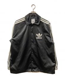 adidas（アディダス）の古着「Satin Coach JKT」｜ブラック