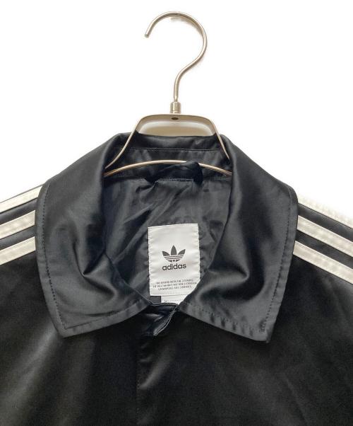 adidas（アディダス）adidas (アディダス) Satin Coach JKT ブラック サイズ:Ｌの古着・服飾アイテム
