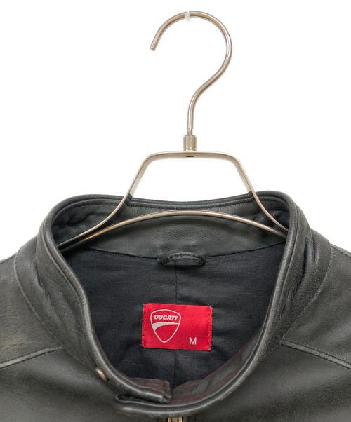 DUCATI（ドゥカティ）DUCATI (ドゥカティ) シングルライダースジャケット ブラック サイズ:SIZE Mの古着・服飾アイテム