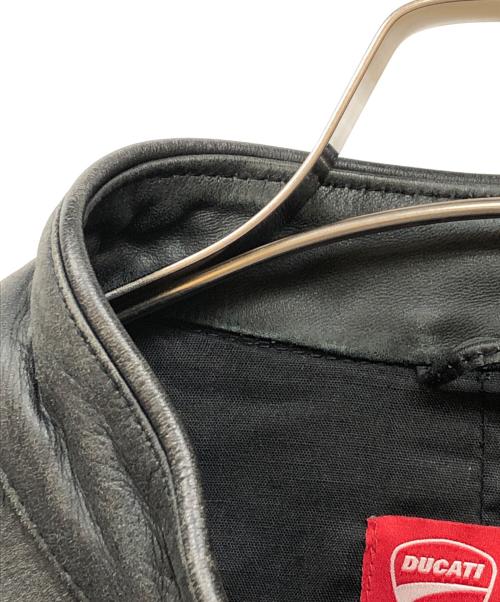 DUCATI（ドゥカティ）DUCATI (ドゥカティ) シングルライダースジャケット ブラック サイズ:SIZE Mの古着・服飾アイテム