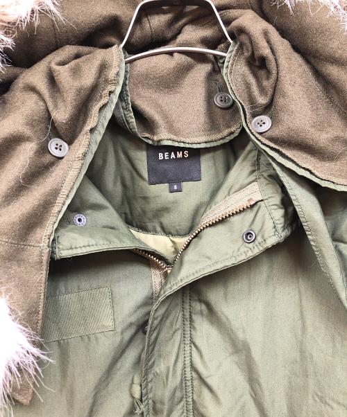 BEAMS（ビームス）BEAMS (ビームス) 中綿 M-65タイプ モッズコート オリーブ サイズ:Sの古着・服飾アイテム