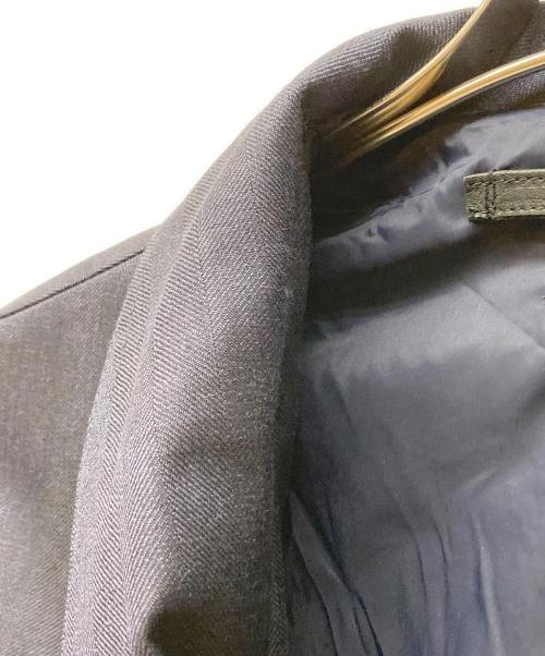 GIORGIO ARMANI（ジョルジョアルマーニ）GIORGIO ARMANI (ジョルジョアルマーニ) シルクリネンブレンド ショールカラージャケット ネイビー サイズ:SIZE 50の古着・服飾アイテム