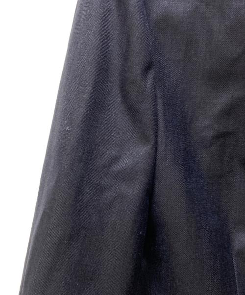 GIORGIO ARMANI（ジョルジョアルマーニ）GIORGIO ARMANI (ジョルジョアルマーニ) シルクリネンブレンド ショールカラージャケット ネイビー サイズ:SIZE 50の古着・服飾アイテム
