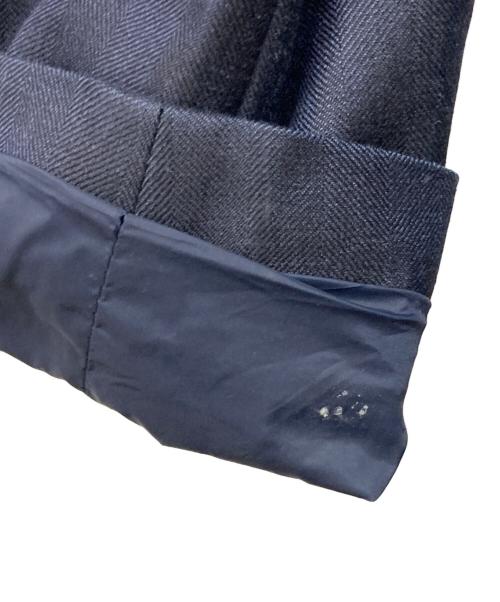 GIORGIO ARMANI（ジョルジョアルマーニ）GIORGIO ARMANI (ジョルジョアルマーニ) シルクリネンブレンド ショールカラージャケット ネイビー サイズ:SIZE 50の古着・服飾アイテム