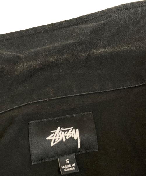 stussy（ステューシー）stussy (ステューシー) striped knit panel ブラック サイズ:Ｓの古着・服飾アイテム