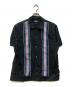stussy（ステューシー）の古着「striped knit panel」｜ブラック