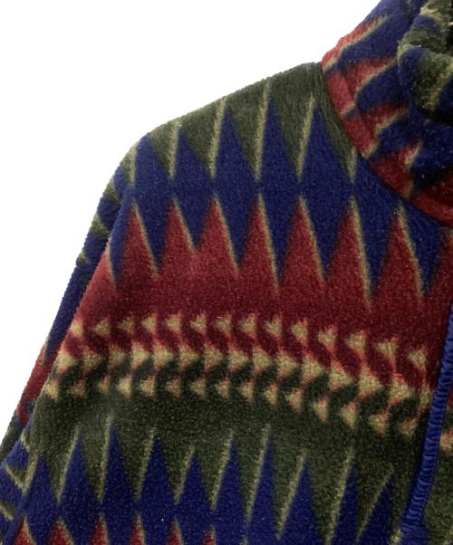 Patagonia（パタゴニア）Patagonia (パタゴニア) 90'sシンチラスナップT レッド×グリーン サイズ:Mの古着・服飾アイテム