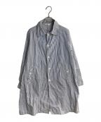 45Rフォーティファイブ・アール）の古着「ヒッコリーショップコート」｜スカイブルー