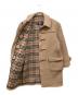 中古・古着 Burberry's (バーバリーズ) 裏ノヴァチェックウールダッフルコート ベージュ サイズ:50：10000円