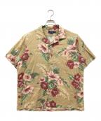 POLO RALPH LAURENポロ・ラルフローレン）の古着「オープンカラーシャツ」｜ベージュ
