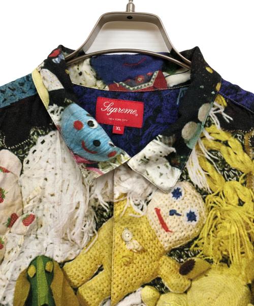 SUPREME（シュプリーム）SUPREME (シュプリーム) 18FW Mike Kelley More Love Hours Than Can Ever Be Repaid Rayon Shirt イエロー サイズ:XLの古着・服飾アイテム