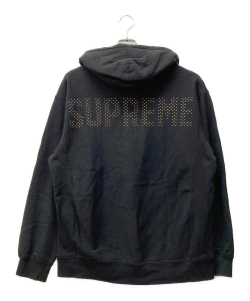 SUPREME（シュプリーム）SUPREME (シュプリーム) 18SS STUDDED HOODED SWEATSHIRT ブラック サイズ:Lの古着・服飾アイテム