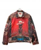 SUPREMEシュプリーム）の古着「17FW The World Is Yours Denim Jacket」｜レッド