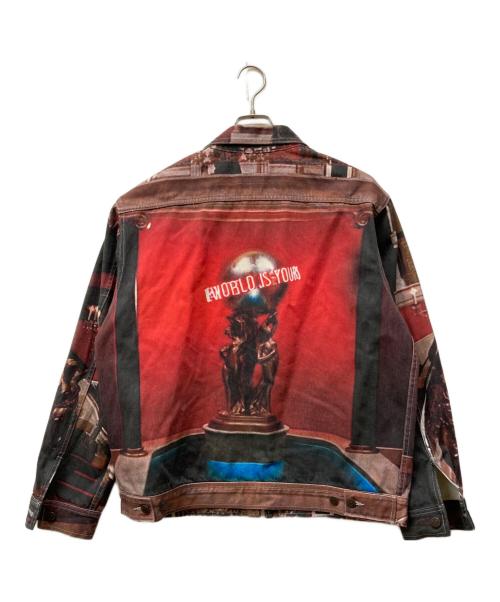 SUPREME（シュプリーム）Supreme (シュプリーム) 17FW The World Is Yours Denim Jacket レッド サイズ:SIZE XLの古着・服飾アイテム