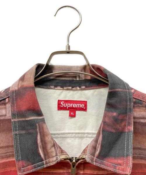 SUPREME（シュプリーム）Supreme (シュプリーム) 17FW The World Is Yours Denim Jacket レッド サイズ:SIZE XLの古着・服飾アイテム