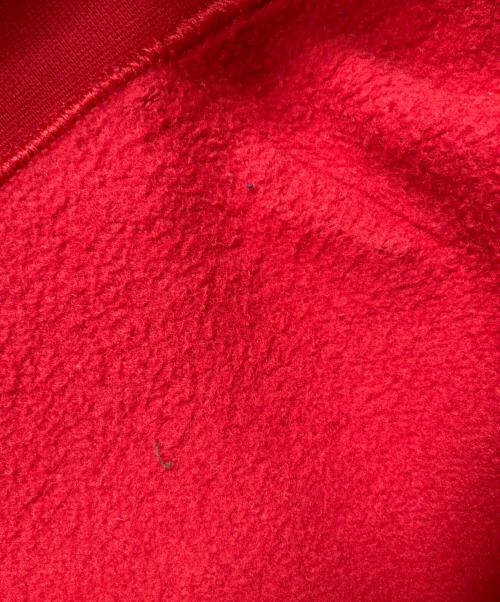 SUPREME（シュプリーム）SUPREME (シュプリーム) NIKE (ナイキ) 19FW Leather Applique Hooded Sweatshirt レッド サイズ:Lの古着・服飾アイテム