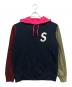 Supreme（シュプリーム）の古着「19SS S Logo Colorblocked Hooded Sweatshirt」｜ネイビー