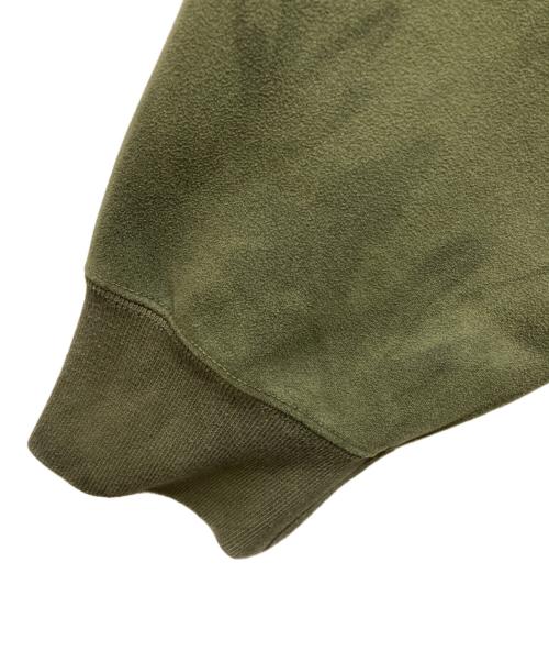 JORDAN（ジョーダン）JORDAN (ジョーダン) Travis Scott (トラヴィススコット) WASHED SUEDE HOODED SWEATSHIRT オリーブ サイズ:SIZE XXLの古着・服飾アイテム