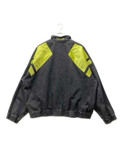 adidas（アディダス）adidas (アディダス) Adilenium Season 2 Moto Denim Jacket グレー サイズ:2XLの古着・服飾アイテム