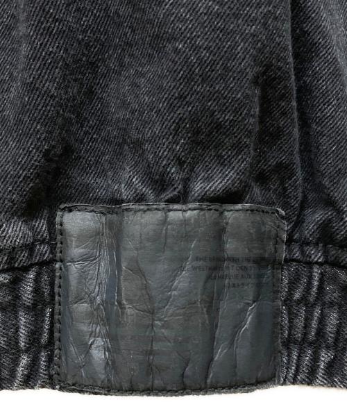 adidas（アディダス）adidas (アディダス) Adilenium Season 2 Moto Denim Jacket グレー サイズ:2XLの古着・服飾アイテム