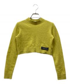 中古・古着通販】PRADA (プラダ) エルボーパッチタートルネックニット