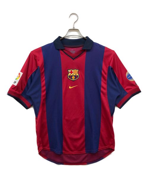 NIKE（ナイキ）NIKE (ナイキ) ゲームシャツ ブルー×レッド サイズ:Mの古着・服飾アイテム