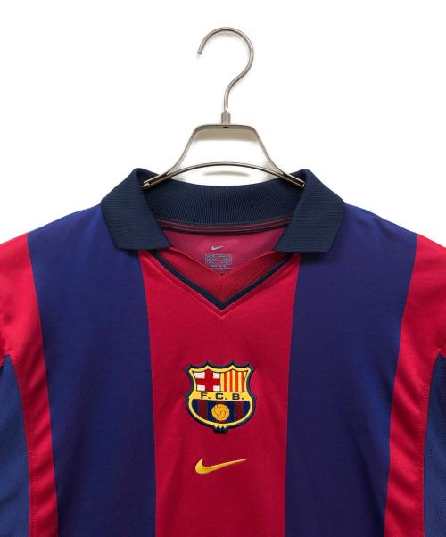 NIKE（ナイキ）NIKE (ナイキ) ゲームシャツ ブルー×レッド サイズ:Mの古着・服飾アイテム