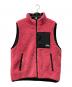 stussy（ステューシー）の古着「Sherpa Reversible Vest」｜ブラック×ピンク