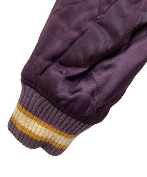 Hysteric Glamour（ヒステリックグラマー）Hysteric Glamour (ヒステリックグラマー) 別珍×キルト リバーシブルブルゾン ネイビー×パープル サイズ:SIZE Freeの古着・服飾アイテム