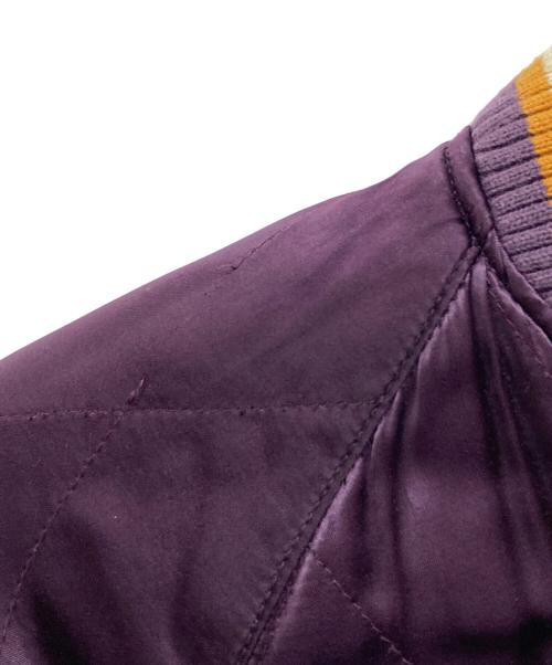 Hysteric Glamour（ヒステリックグラマー）Hysteric Glamour (ヒステリックグラマー) 別珍×キルト リバーシブルブルゾン ネイビー×パープル サイズ:SIZE Freeの古着・服飾アイテム