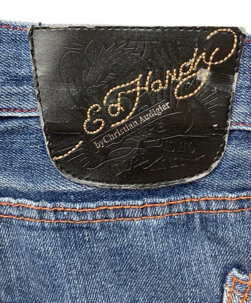 ED HARDY by CHRISTIAN AUDIGIER（エドハーディー）ED HARDY by CHRISTIAN AUDIGIER (エドハーディー) カスタムデニムパンツ インディゴ サイズ:30の古着・服飾アイテム