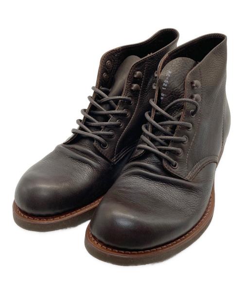 MR.OLIVE（ミスターオリーブ）MR.OLIVE (ミスターオリーブ) チェッカブーツ ブラウン サイズ:SIZE 81/2の古着・服飾アイテム