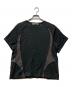 NVRFRGT（ネヴァーフォーゲット）の古着「別注 PANELED HALF SLEEVE T-SHIRT」｜ブラック