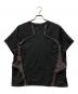 NVRFRGT (ネヴァーフォーゲット) 別注 PANELED HALF SLEEVE T-SHIRT ブラック サイズ:2：8000円