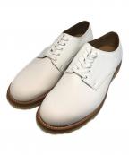 MARGARET HOWELLマーガレットハウエル）の古着「クレープソール ダービーシューズ」｜ホワイト