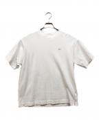 LACOSTE×Doorsラコステ×ドアーズ）の古着「moss stitch ShortSleeve T-shirtsモスステッチ ショートスリーブ ティーシャツ」｜ホワイト