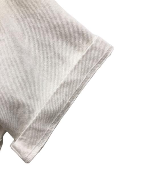 LACOSTE（ラコステ）LACOSTE (ラコステ) Doors (ドアーズ) moss stitch ShortSleeve T-shirtsモスステッチ ショートスリーブ ティーシャツ ホワイト サイズ:3の古着・服飾アイテム