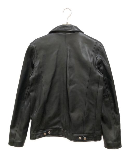 ONOFF（オノフ）ONOFF (オノフ) ホースレザーダブルレザージャケット ブラック サイズ:Mの古着・服飾アイテム