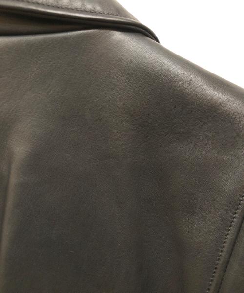 ONOFF（オノフ）ONOFF (オノフ) ホースレザーダブルレザージャケット ブラック サイズ:Mの古着・服飾アイテム
