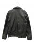 ONOFF (オノフ) ホースレザーダブルレザージャケット ブラック サイズ:M：16000円