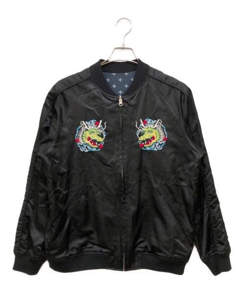 whiz limited（ウィズリミテッド）whiz limited (ウィズリミテッド) リバーシブルスカジャン ブラック サイズ:Ⅼの古着・服飾アイテム