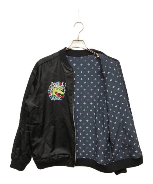 whiz limited（ウィズリミテッド）whiz limited (ウィズリミテッド) リバーシブルスカジャン ブラック サイズ:Ⅼの古着・服飾アイテム