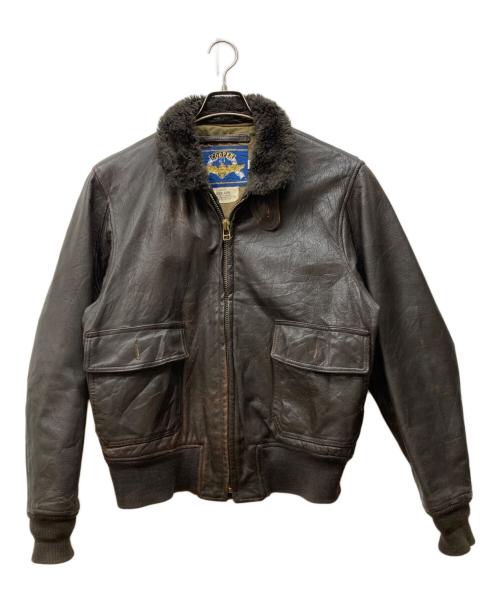 cooper（クーパー）COOPER (クーパー) G-1フライトジャケット ブラウン サイズ:SIZE 42の古着・服飾アイテム