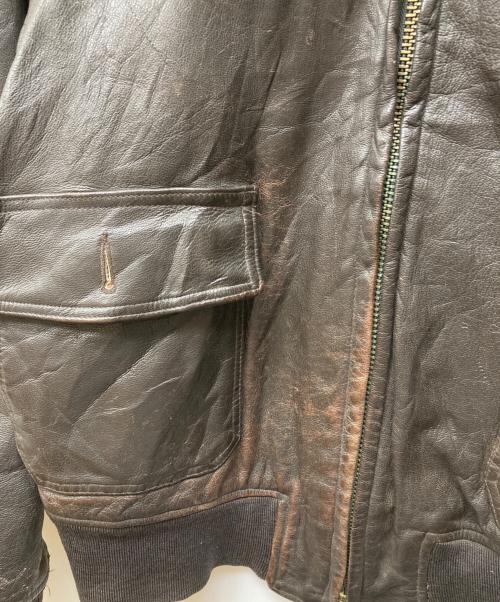 cooper（クーパー）COOPER (クーパー) G-1フライトジャケット ブラウン サイズ:SIZE 42の古着・服飾アイテム