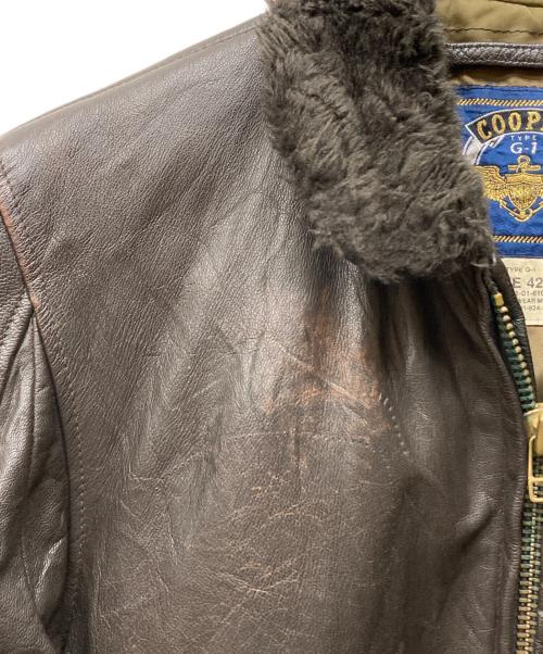 cooper（クーパー）COOPER (クーパー) G-1フライトジャケット ブラウン サイズ:SIZE 42の古着・服飾アイテム